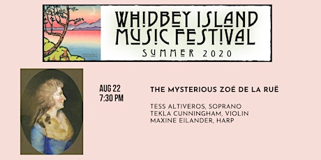 Whidbey Island Music Festival: The Mysterious Zoé de la Ruë primary image