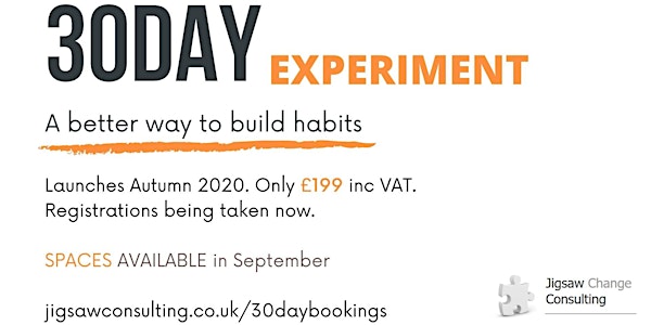 30 Day Experiment Programme