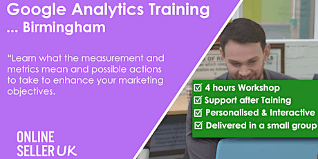 Immagine principale di Google Analytics Training Course - Birmingham 