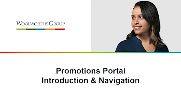 PROMOTIONS PORTAL INTRODUCTION & NAVIGATION