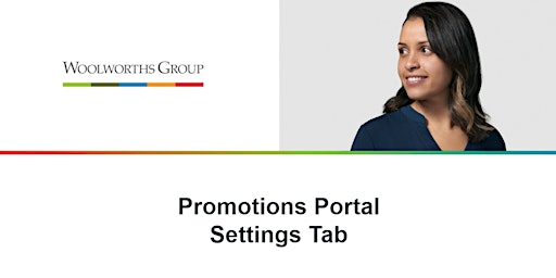 PROMOTIONS PORTAL MANAGING SETTINGS primary image