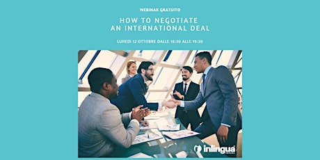 How to Negotiate an International Deal