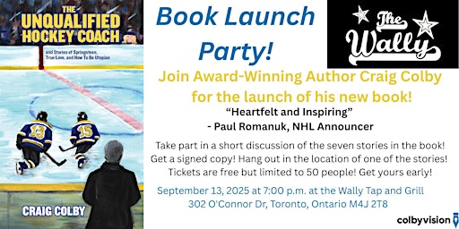 Image principale de The Unqualified Hockey Coach by Craig Colby Book Launch