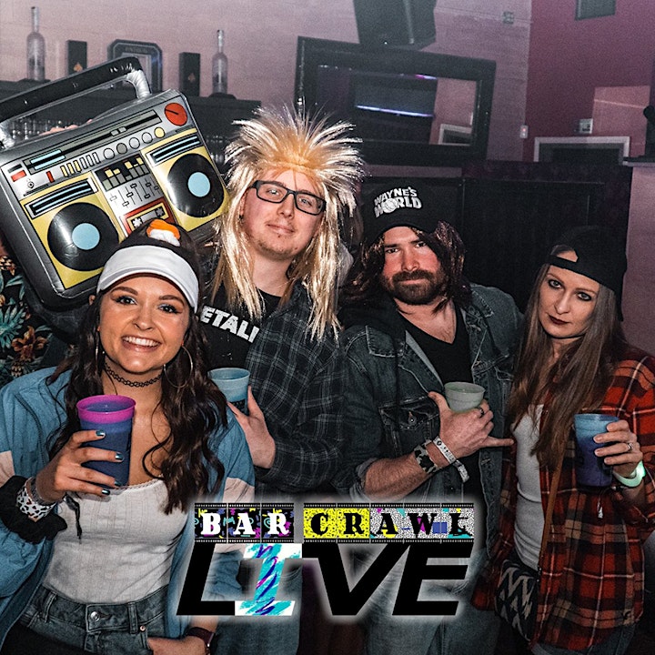 
		Boozin' Through The 90s Bar Crawl | Baltimore, MD - Bar Crawl LIVE! image
