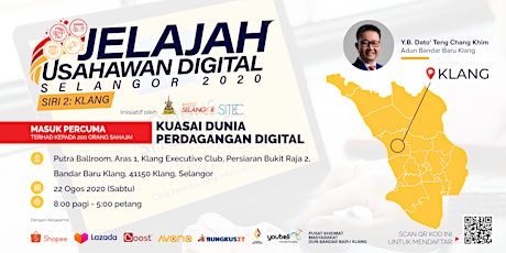Jelajah Usahawan Digital Selangor 2020 - Siri 2: Klang, Selangor primary image