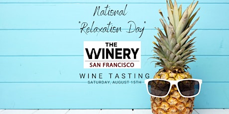 National Relaxation Day: Wine Tasting on Treasure Island primary image