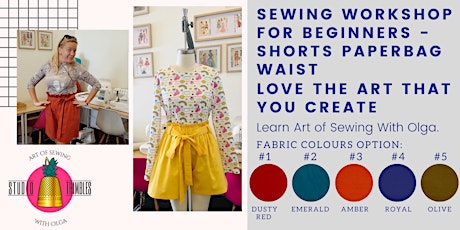 Sewing Class / Workshop – Shorts with Paperbag Waist for your perfect fit!