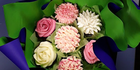Cake Decorating : cup cake bouquet primary image
