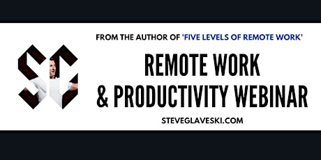 Remote Working and Productivity Webinar primary image