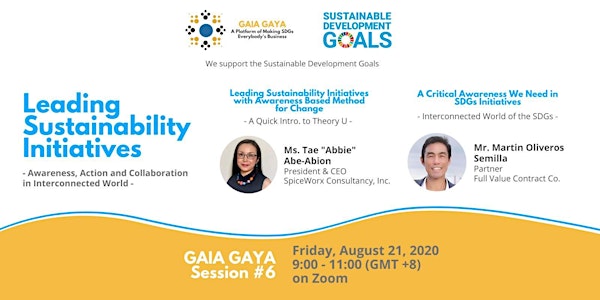 GAIA GAYA Session 6: Leading Sustainability Initiatives