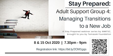 Stay Prepared: Adult Support Group 4: Managing Transitions to a New Job primary image
