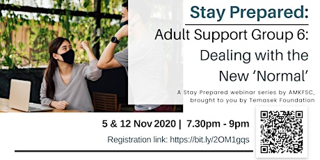 Stay Prepared: Adult Support Group 6: Dealing with the New "Normal" primary image