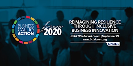 Forum 2020: Reimagining Resilience through Inclusive Business Innovation primary image