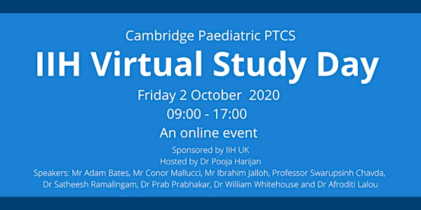 Cambridge Paediatric PTCS - IIH Virtual Study Day