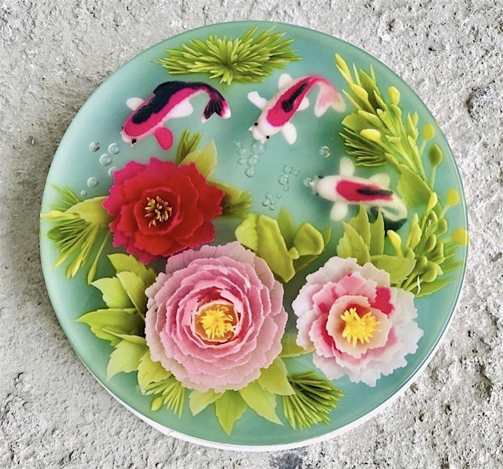 3D Jelly Art Floral - Koi & Bloom (Intermediate Level) image