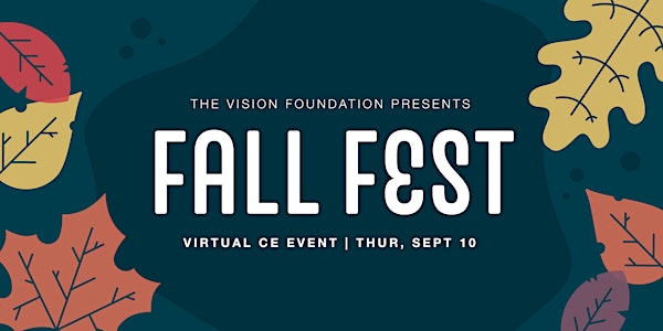 Vision Foundation Fall Fest 2020 -  Web Based Education