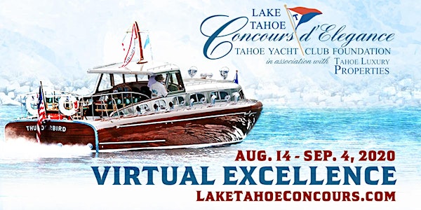 2020 Lake Tahoe Concours d'Elegance Virtual Boat Show