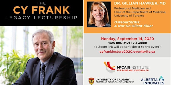 2020 Cy Frank Legacy Lectureship with Professor Gillian Hawker