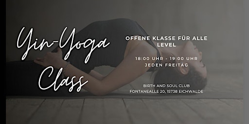 Yin Yoga im Birth and Soul Club primary image