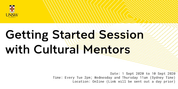 Getting Started Session with a Cultural Mentor