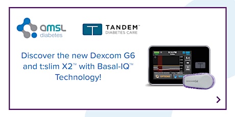 AMSL Diabetes Dexcom G6 & t:slim X2™ with Basal-IQ™ Technology (SA)