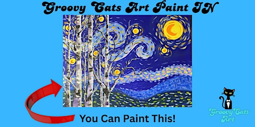 Image principale de Groovy Cats Art Paint IN - Celestial Grove