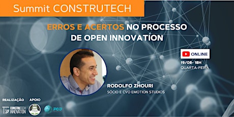 Imagem principal do evento Summit Construtech - Erros e Acertos no Processo de Open Innovation