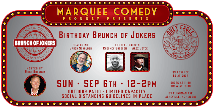 PATIO SHOW: Brunch of Jokers
