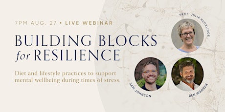 Live Webinar: Building Blocks for Resilience