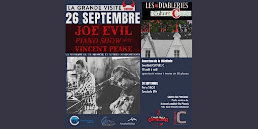 Image principale de The Joe Evil Piano Show avec Vincent Peake.