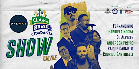 Imagem principal do evento Clama Brasil Show Online