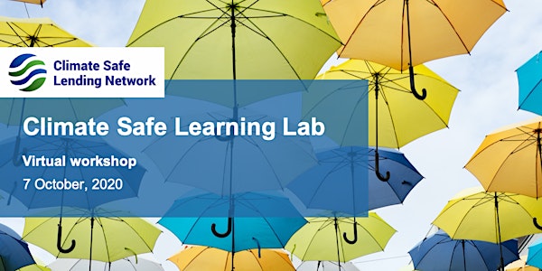 Climate Safe Learning Lab: Peer Learning for Climate Bankers