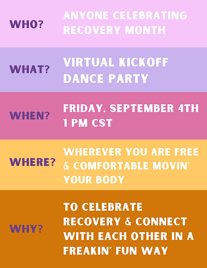 
		National Recovery Month Kick-off Party! image
