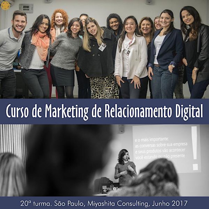 Imagem do evento Curso de Marketing de Relacionamento Digital - 24ª turma. Em São Paulo, SP