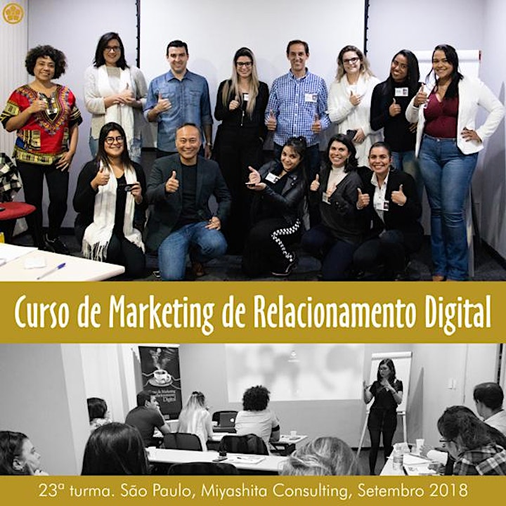 Imagem do evento Curso de Marketing de Relacionamento Digital - 24ª turma. Em São Paulo, SP