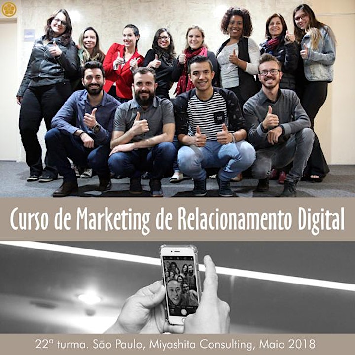 Imagem do evento Curso de Marketing de Relacionamento Digital - 24ª turma. Em São Paulo, SP
