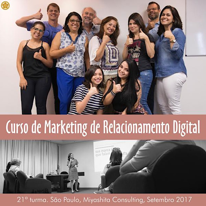Imagem do evento Curso de Marketing de Relacionamento Digital - 24ª turma. Em São Paulo, SP