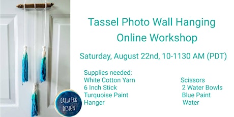 Tassel Photo Wall Hanging Online Workshop