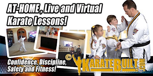 Imagem principal do evento Free At Home Online Karate with Live, Professional  Instructor!
