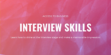 Interview Skills Webinar primary image