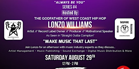 The Music Business Masterclass Series Featuring Lonzo Williams primary image