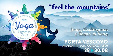 Immagine principale di "Yoga Summer Tour Veneto 2020"  Feel the mountains, YOGA Meditazione & Gong 