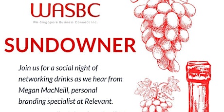 WASBC's Exclusive Sundowner at Melbourne Hotel's Rooftop Bar primary image