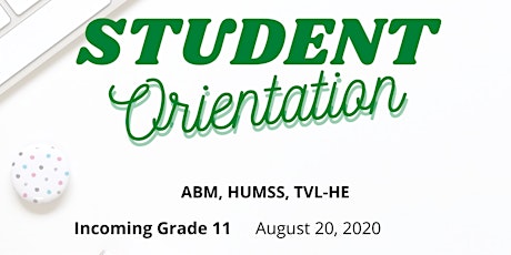 DLSU-D HS Student Orientation for incoming Grade 11 of ABM/HUMSS/HE