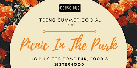 PICNIC IN THE PARK: Teens Summer Social primary image
