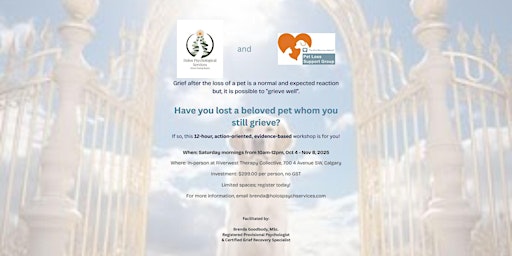 Image principale de Pet Loss Workshop