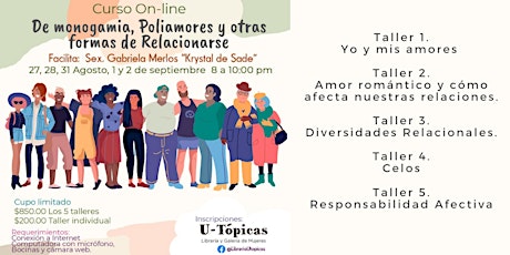 Imagen principal de Curso Online "De monogamia, Poliamores y otras formas de Relacionarse"