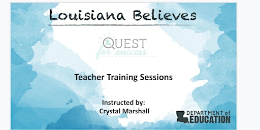 Quest for Success:  Virtual Teacher Training primary image