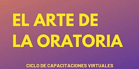 Imagen principal de Workshop: "EL ARTE DE LA ORATORIA"