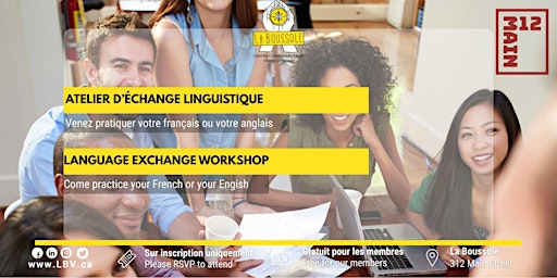 Image principale de Atelier d'échange linguistique
